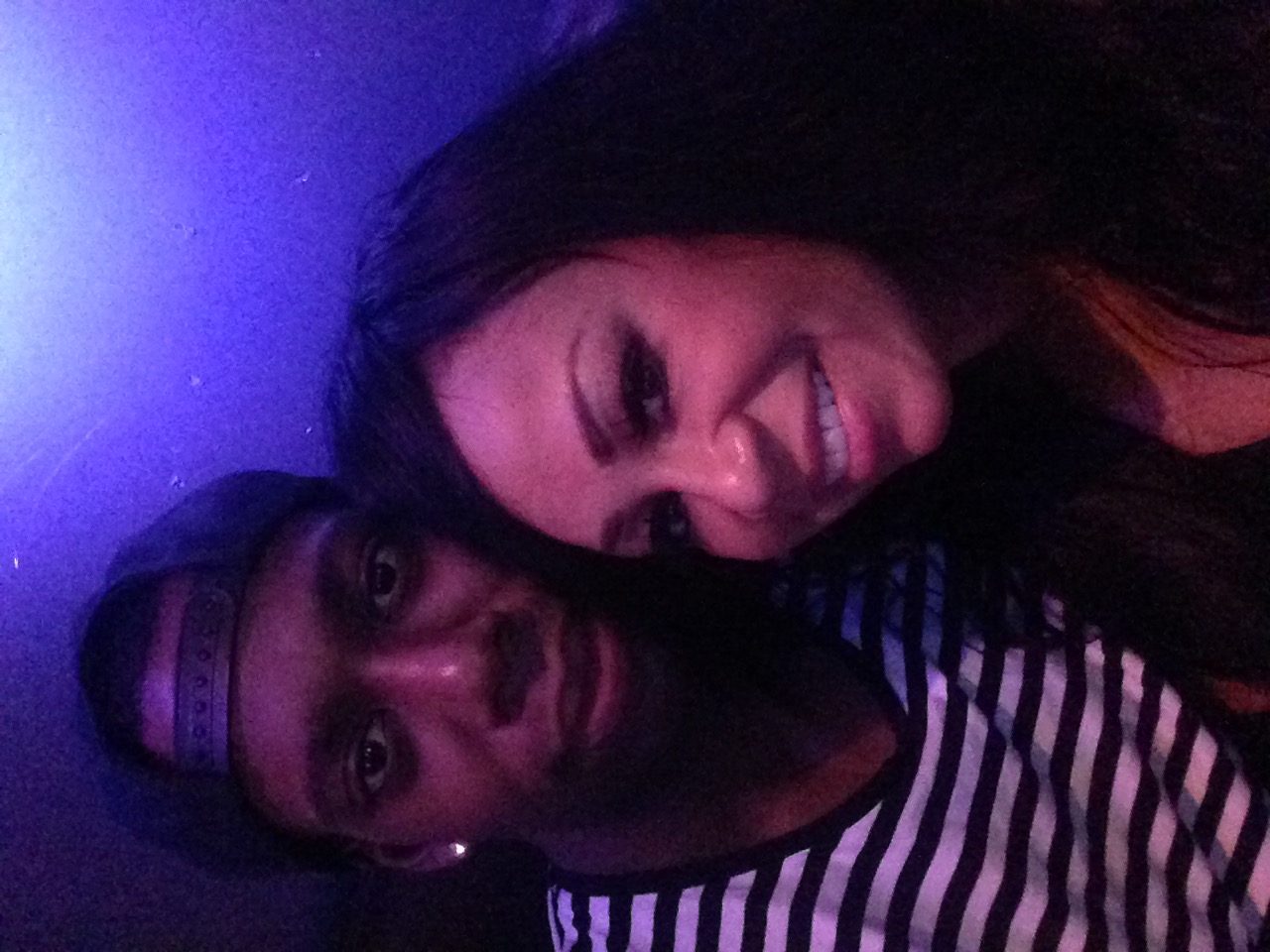Couple enjoying Amsterdam nightlife